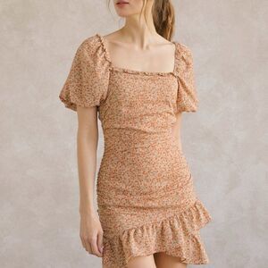 Storia ditsy floral print bodycon mini dress